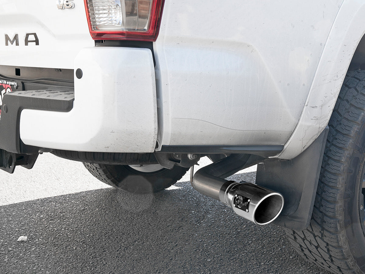 Mach Force-Xp 2-1/2 Inch 304 Stainless Steel Cat-Back Exhaust w/Tips Toyota Tacoma 16-23 L4-2.7L/V6-3.5L aFe Power-5