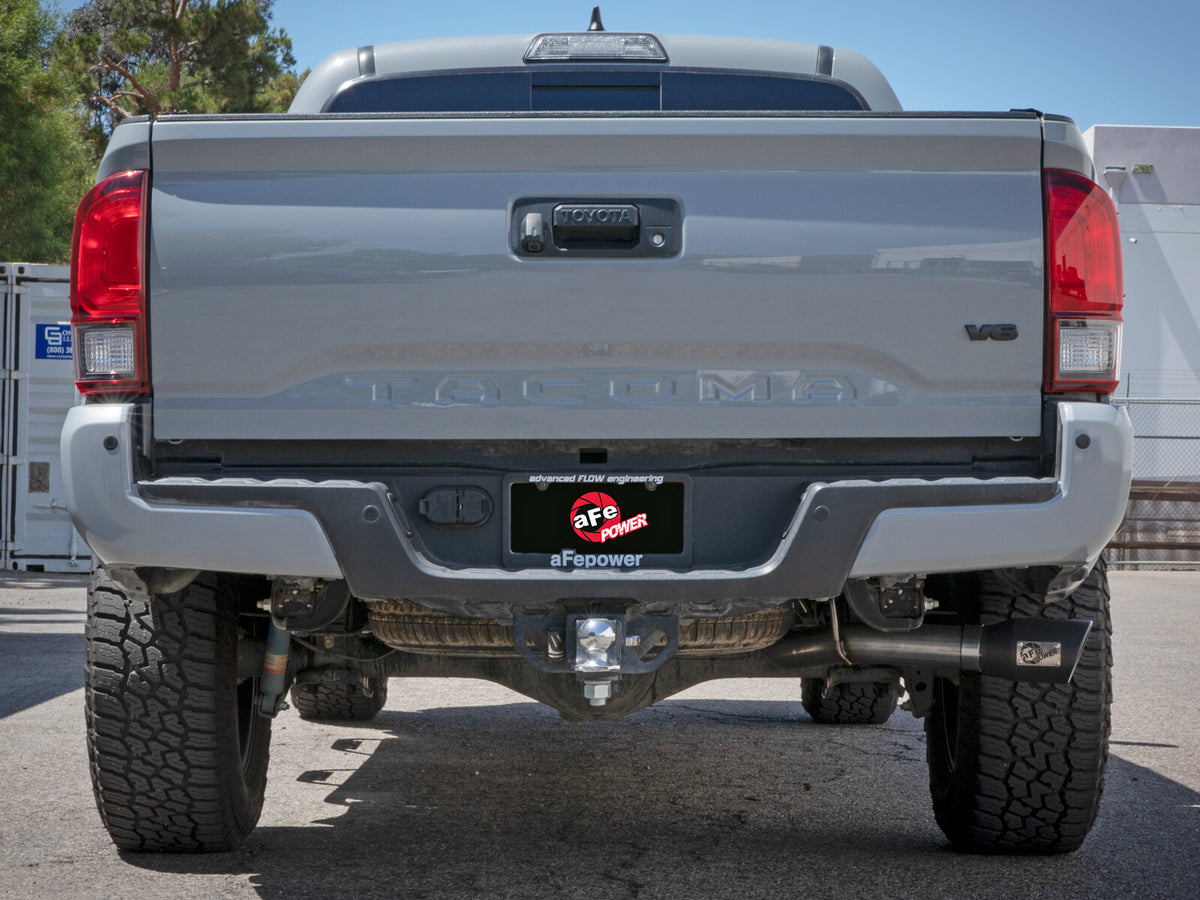 Apollo GT Series 2-1/2 Inch to 3 Inch 409 SS Cat-Back Exhaust System w/ Tip Toyota Tacoma 16-23 L4-2.7/V6-3.5L aFe Power-8