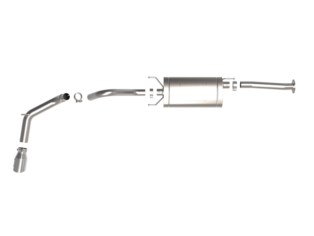 Apollo GT Series 2-1/2 Inch to 3 Inch 409 SS Cat-Back Exhaust System w/ Tip Toyota Tacoma 16-23 L4-2.7/V6-3.5L aFe Power-1