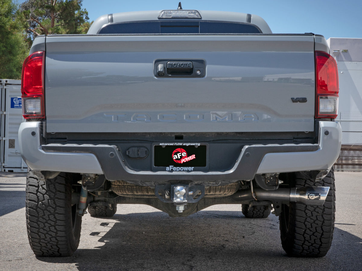 Apollo GT Series 2-1/2 Inch to 3 Inch 409 SS Cat-Back Exhaust System w/ Tip Toyota Tacoma 16-23 L4-2.7/V6-3.5L aFe Power-3