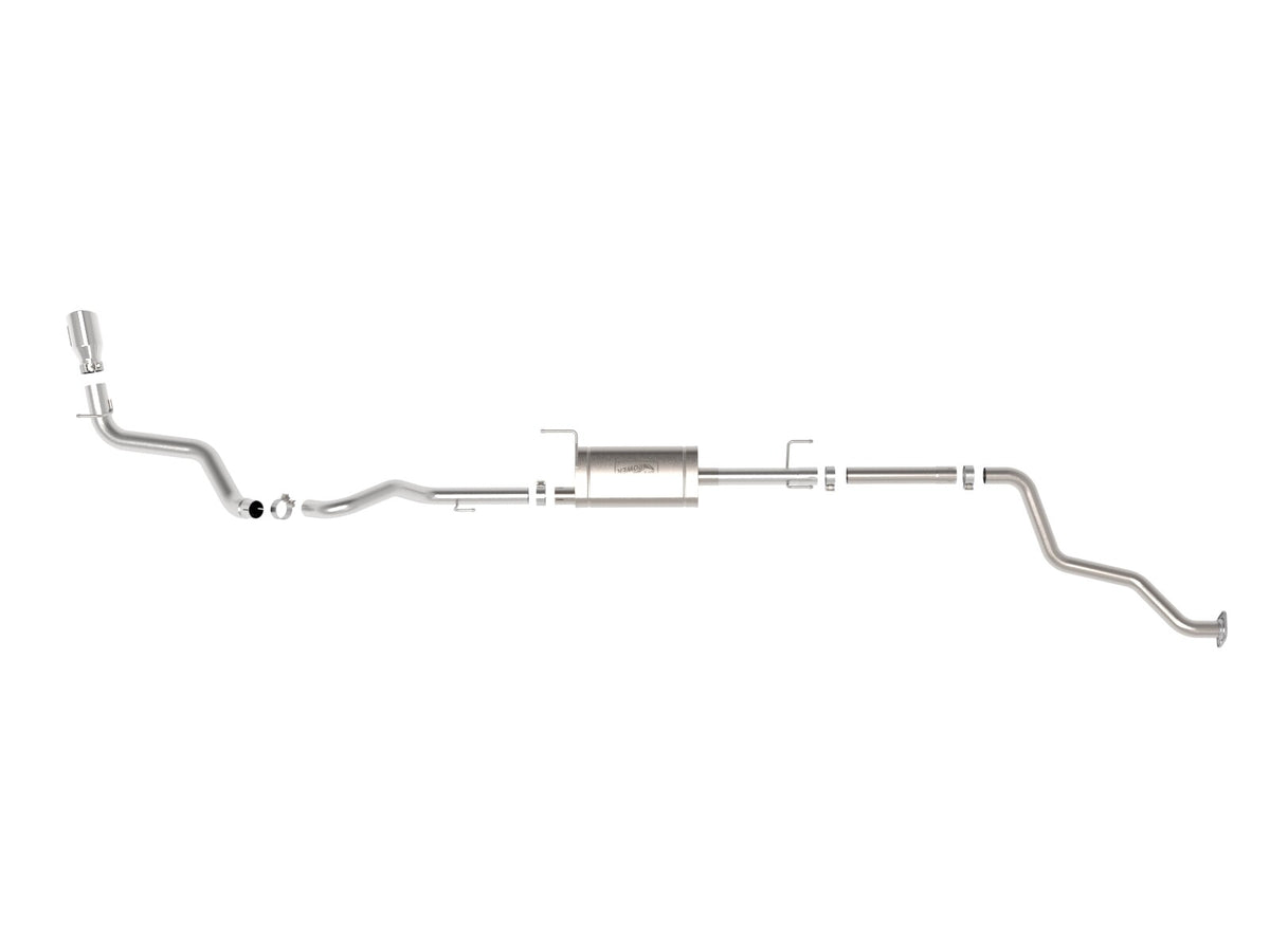 Apollo GT Series 2-1/2 Inch to 3 Inch 409 SS Cat-Back Exhaust System w/ Tip Toyota Tacoma 24-26 L4-2.4L (t) aFe Power-1