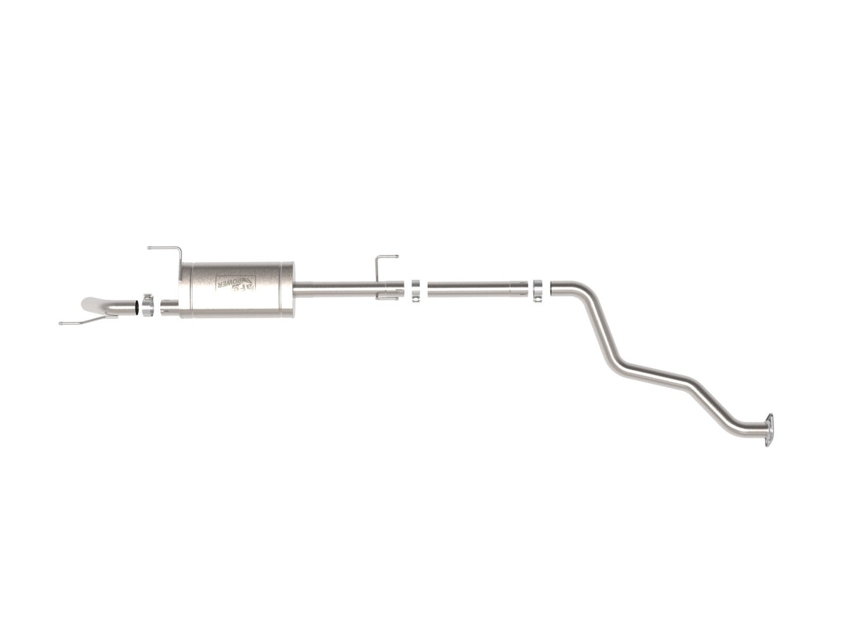 Rock Basher 2-1/2 Inch 409 Stainless Steel Cat-Back Exhaust System Toyota Tacoma 24-26 L4-2.4L (t) aFe Power-1