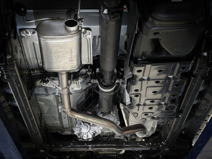 Rock Basher 2-1/2 Inch 409 Stainless Steel Cat-Back Exhaust System Toyota Tacoma 24-26 L4-2.4L (t) aFe Power-3
