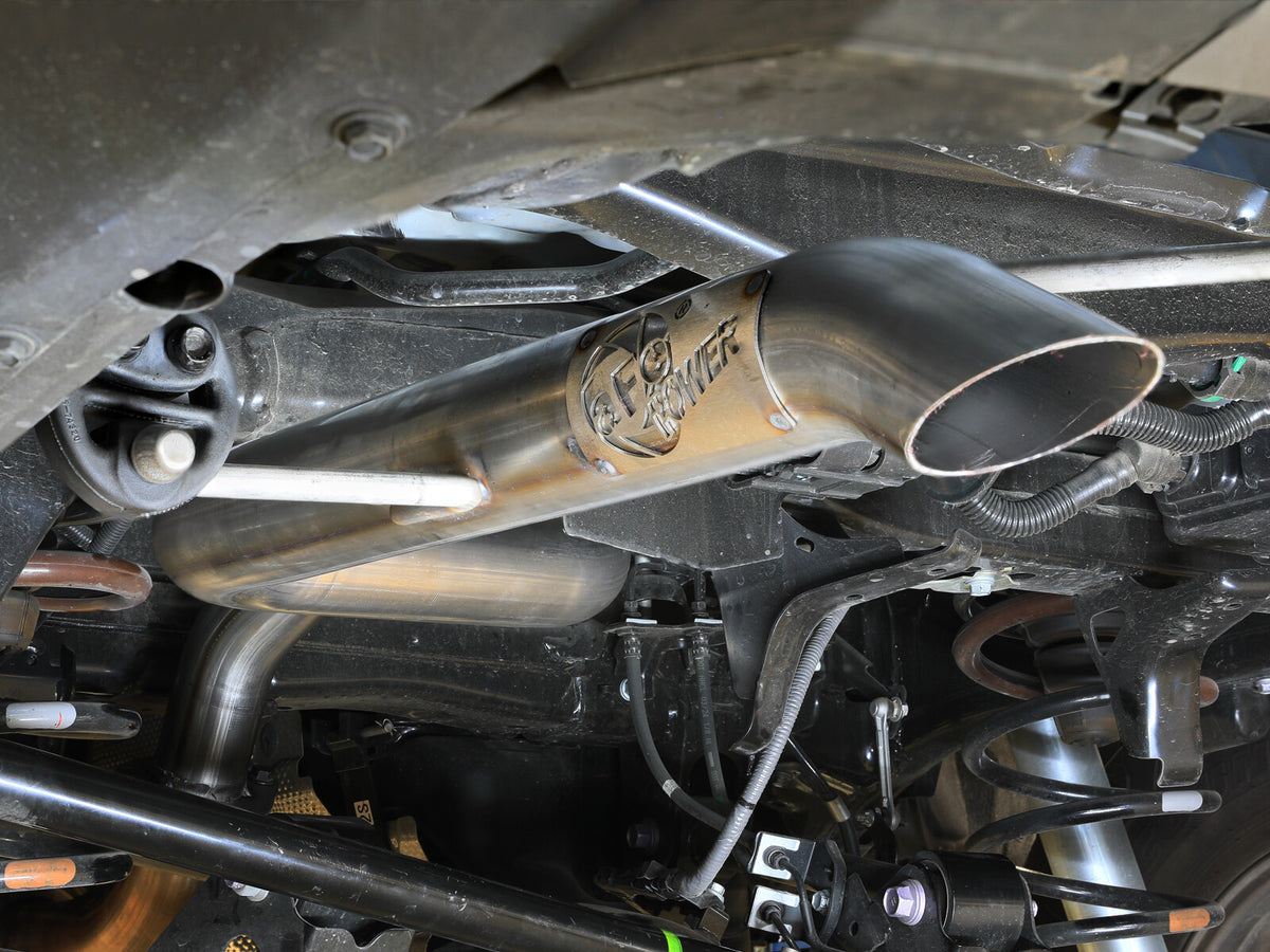 Apollo GT Series 2-1/2 Inch 409 Stainless Steel Axle-Back Hi-Tuck Exhaust System Toyota Land Cruiser (J250) 24-26 L4-2.4L (t) aFe Power-3