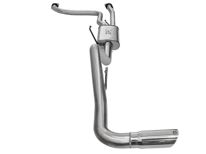 Mach Force-Xp 2-1/2 Inch to 3 Inch 409 Stainless Steel Cat-Back Exhaust System Nissan Frontier 05-19 V6-4.0L aFe Power-1
