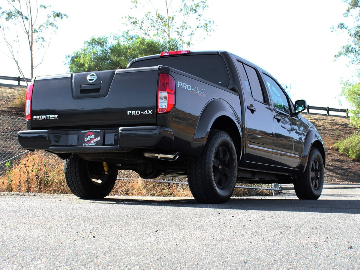 Mach Force-Xp 2-1/2 Inch to 3 Inch 409 Stainless Steel Cat-Back Exhaust System Nissan Frontier 05-19 V6-4.0L aFe Power-5