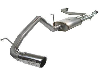 Mach Force-Xp 2-1/2 Inch to 3 Inch 409 Stainless Steel Cat-Back Exhaust w/ Tip Nissan Titan 04-15 V8-5.6L aFe Power