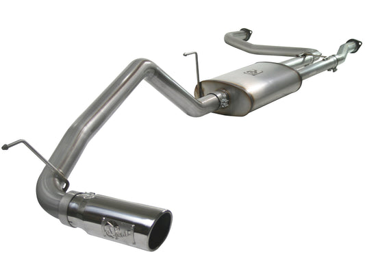 Mach Force-Xp 2-1/2 Inch to 3 Inch 409 Stainless Steel Cat-Back Exhaust w/ Tip Nissan Titan 04-15 V8-5.6L aFe Power