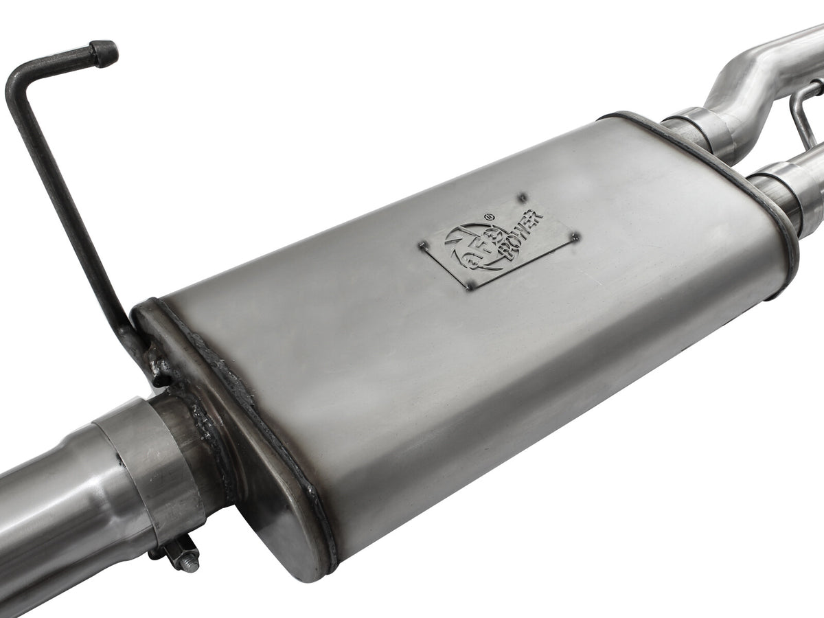 Mach Force-Xp 3 Inch 409 Stainless Steel Cat-Back Hi-Tuck Exhaust System Nissan Frontier 05-19 V6-4.0L aFe Power-4
