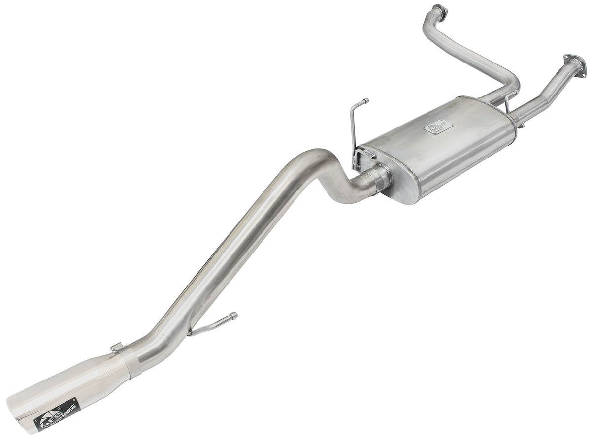 Mach Force-Xp 3 Inch 409 Stainless Steel Cat-Back Exhaust System w/Polished Tip Nissan Xterra 05-15 V6-4.0L aFe Power