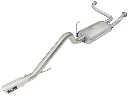 Mach Force-Xp 3 Inch 409 Stainless Steel Cat-Back Exhaust System w/Polished Tip Nissan Xterra 05-15 V6-4.0L aFe Power