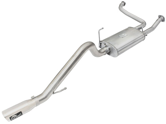 Mach Force-Xp 3 Inch 409 Stainless Steel Cat-Back Exhaust System w/Polished Tip Nissan Xterra 05-15 V6-4.0L aFe Power