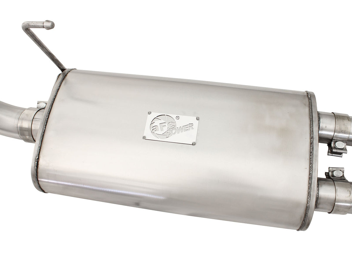 Mach Force-Xp 3 Inch 409 Stainless Steel Cat-Back Exhaust System w/Polished Tip Nissan Xterra 05-15 V6-4.0L aFe Power-2