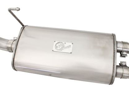Mach Force-Xp 3 Inch 409 Stainless Steel Cat-Back Exhaust System w/Polished Tip Nissan Xterra 05-15 V6-4.0L aFe Power-2