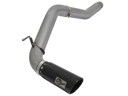 Large Bore-HD 5 Inch Dpf-Back Stainless Steel Exhaust System w/ Tip Nissan Titan Xd 16-19 V8-5.0L (td) aFe Power-7