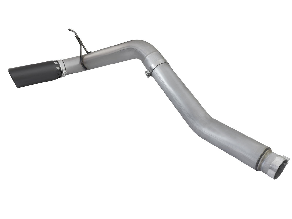 Large Bore-HD 5 Inch Dpf-Back Stainless Steel Exhaust System w/ Tip Nissan Titan Xd 16-19 V8-5.0L (td) aFe Power-9