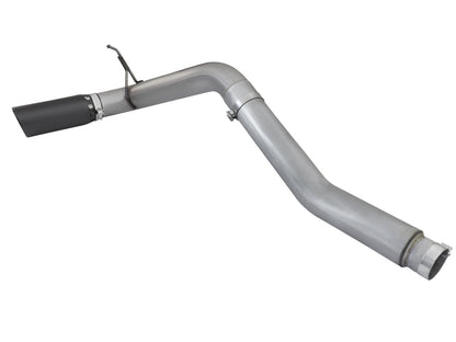 Large Bore-HD 5 Inch Dpf-Back Stainless Steel Exhaust System w/ Tip Nissan Titan Xd 16-19 V8-5.0L (td) aFe Power-9