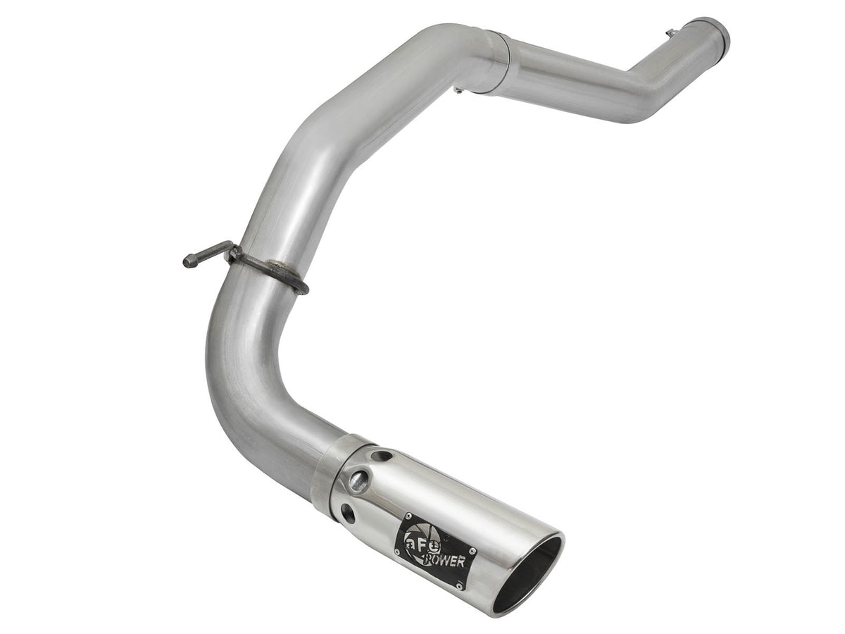 Large Bore-HD 4 Inch Dpf-Back Stainless Steel Exhaust System w/ Tip Nissan Titan Xd 16-19 V8-5.0L (td) aFe Power