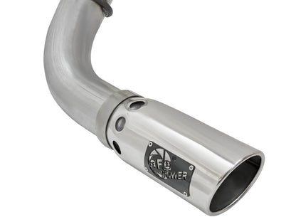 Large Bore-HD 4 Inch Dpf-Back Stainless Steel Exhaust System w/ Tip Nissan Titan Xd 16-19 V8-5.0L (td) aFe Power-3
