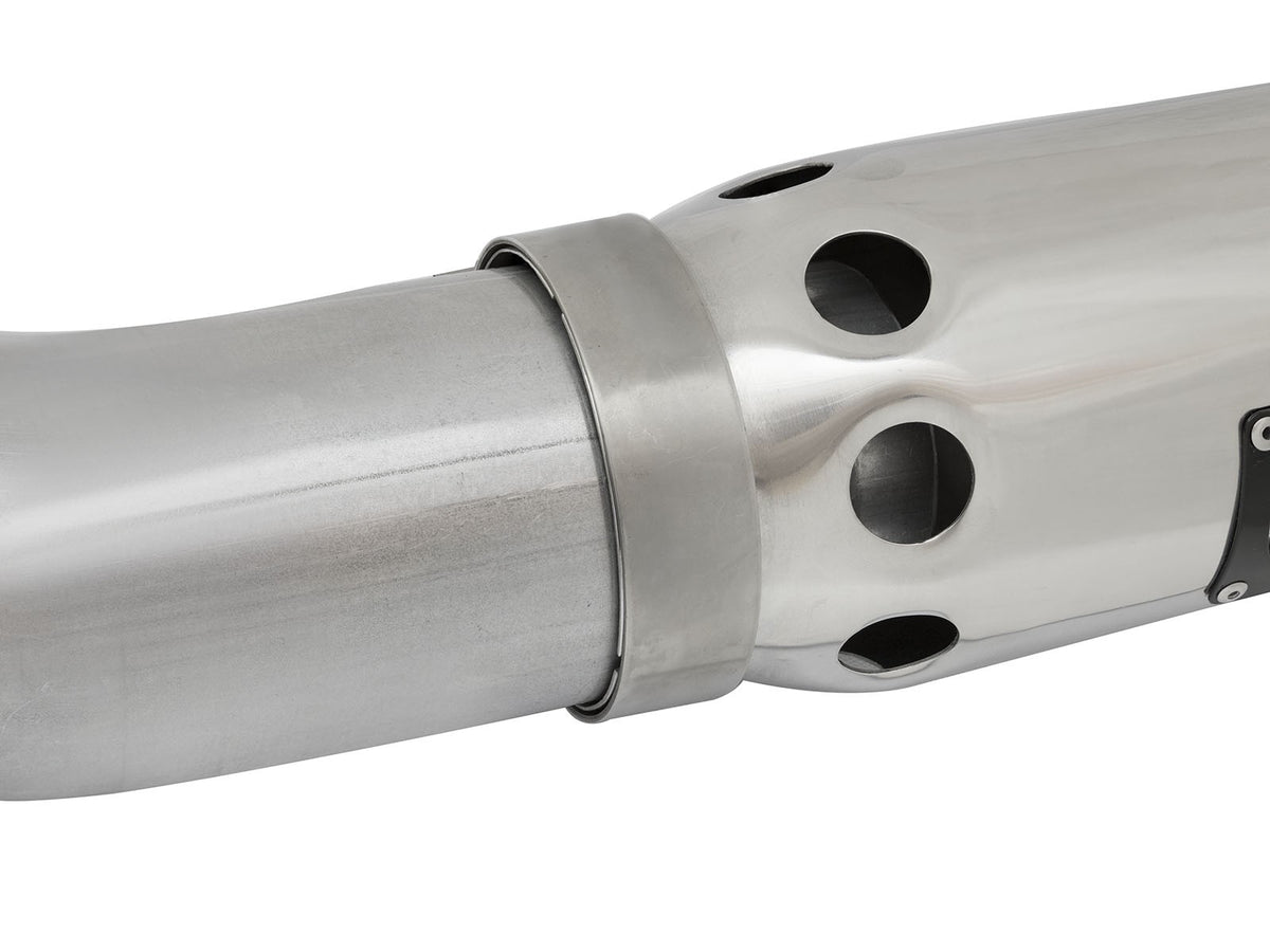 Large Bore-HD 4 Inch Dpf-Back Stainless Steel Exhaust System w/ Tip Nissan Titan Xd 16-19 V8-5.0L (td) aFe Power-4