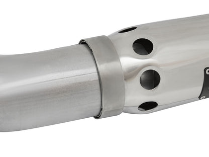 Large Bore-HD 4 Inch Dpf-Back Stainless Steel Exhaust System w/ Tip Nissan Titan Xd 16-19 V8-5.0L (td) aFe Power-4