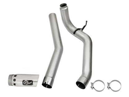 Large Bore-HD 4 Inch Dpf-Back Stainless Steel Exhaust System w/ Tip Nissan Titan Xd 16-19 V8-5.0L (td) aFe Power-6