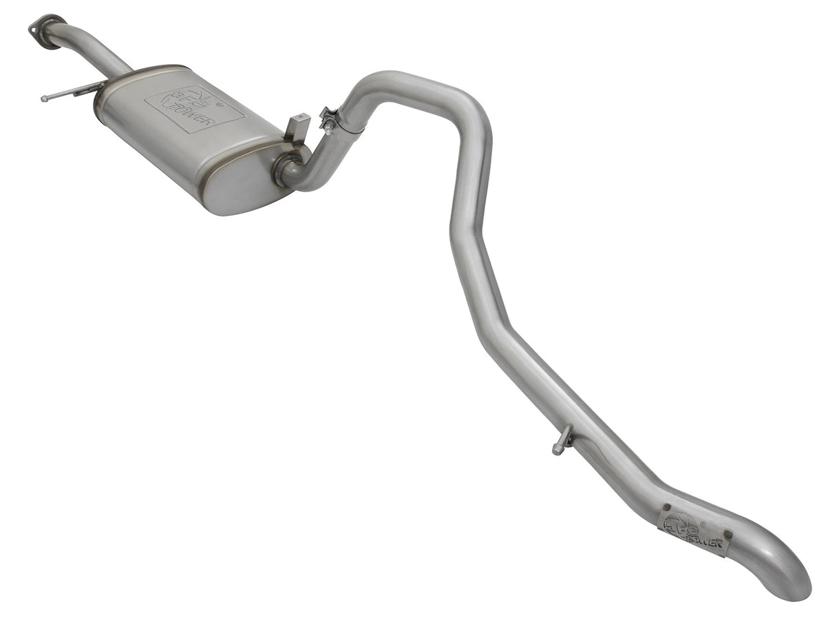 Mach Force-Xp 2-1/2 Inch 409 Stainless Steel Cat-Back Hi-Tuck Exhaust System Nissan Patrol (Y61) 01-19 L6-4.8L 22 ft-lbs Torque Gain aFe Power