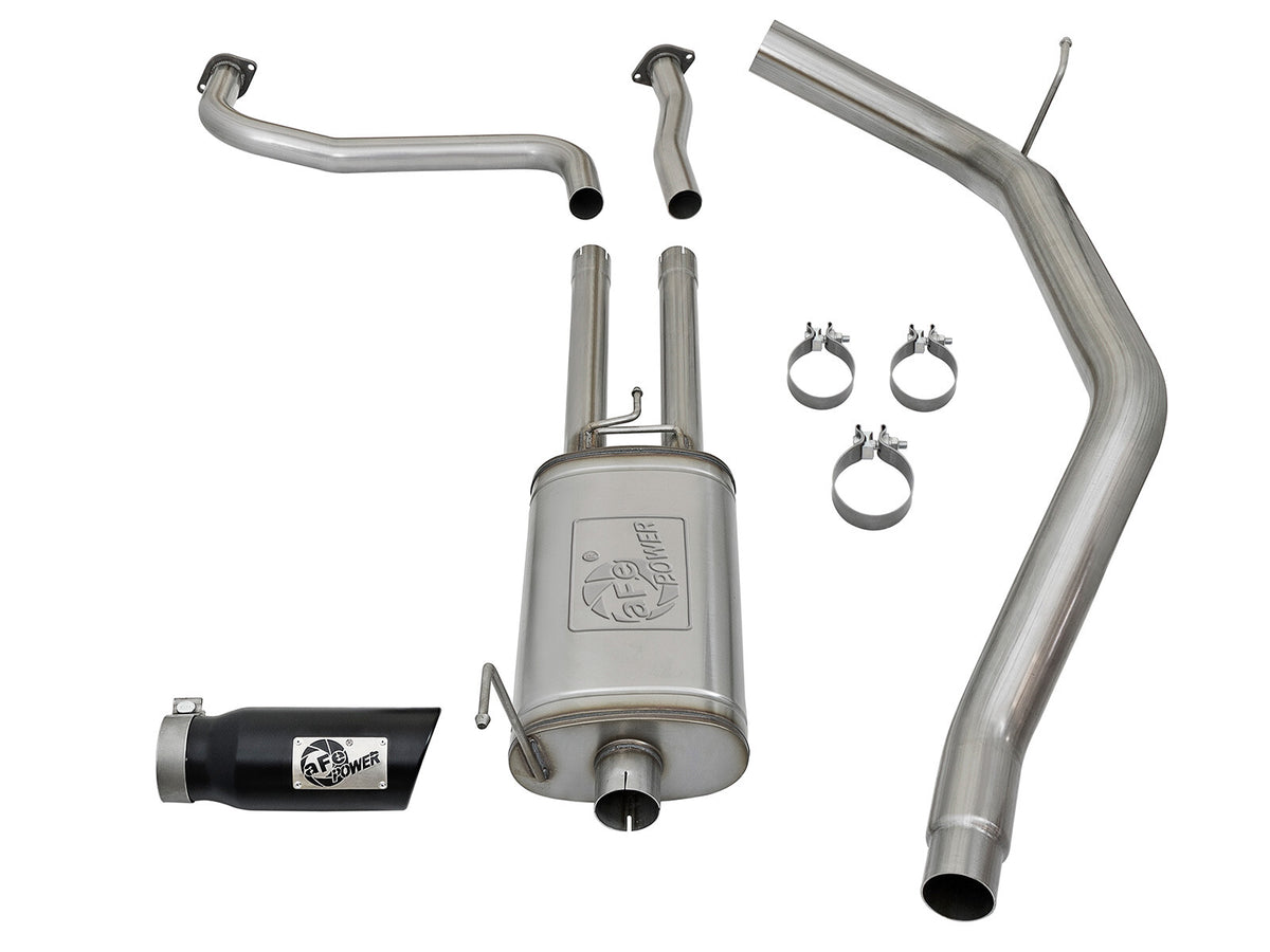 Mach Force-Xp 2-1/2 Cat-Back Exhaust System w/ Tip Nissan Titan 17-24 V8-5.6L aFe Power-12
