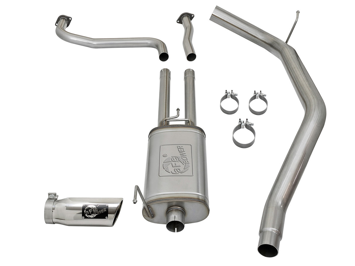 Mach Force-Xp 2-1/2 Cat-Back Exhaust System w/ Tip Nissan Titan 17-24 V8-5.6L aFe Power-5