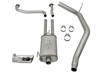 Mach Force-Xp 2-1/2 Cat-Back Exhaust System w/ Tip Nissan Titan 17-24 V8-5.6L aFe Power-5