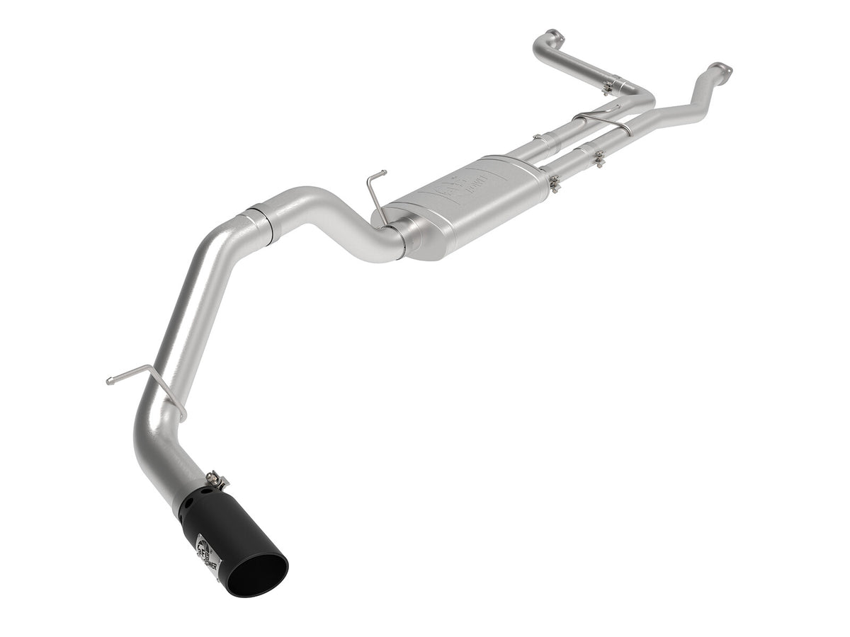 Mach Force-Xp 3 Inch to 4 Inch 409 Stainless Steel Cat-Back Exhaust System Nissan Titan Xd 16-24 V8-5.6L aFe Power-5