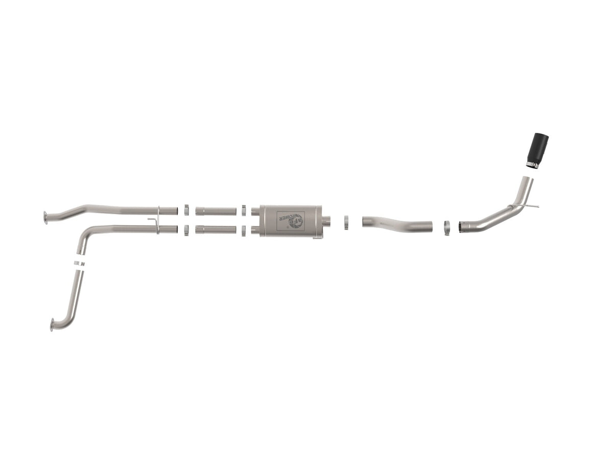 Mach Force-Xp 3 Inch to 4 Inch 409 Stainless Steel Cat-Back Exhaust System Nissan Titan Xd 16-24 V8-5.6L aFe Power-8