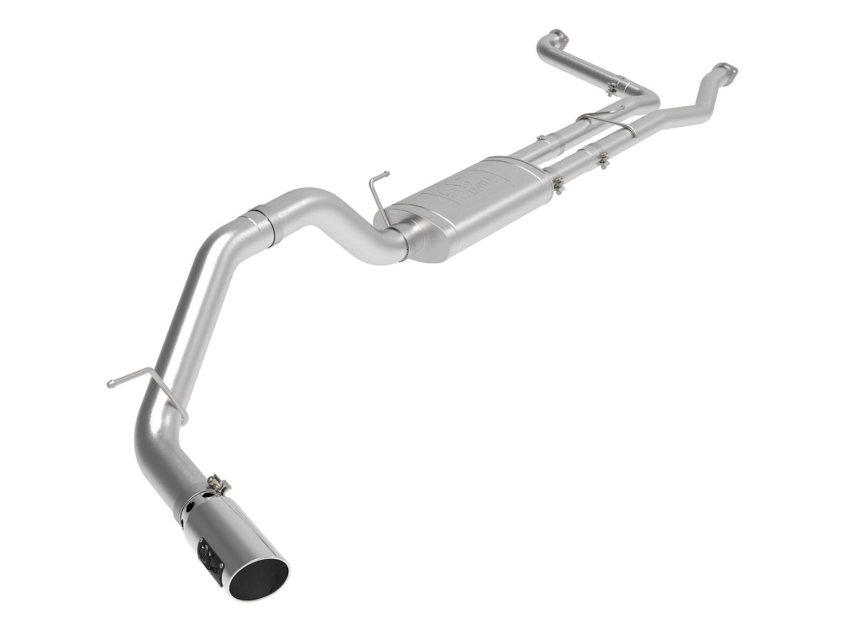 Mach Force-Xp 3 Inch to 4 Inch 409 Stainless Steel Cat-Back Exhaust System Nissan Titan Xd 16-24 V8-5.6L aFe Power