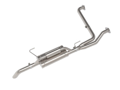 Rock Basher 2-1/2 Inch 409 Stainless Steel Cat-Back Hi-Tuck Exhaust System Nissan Frontier 22-26 V6-3.8L aFe Power