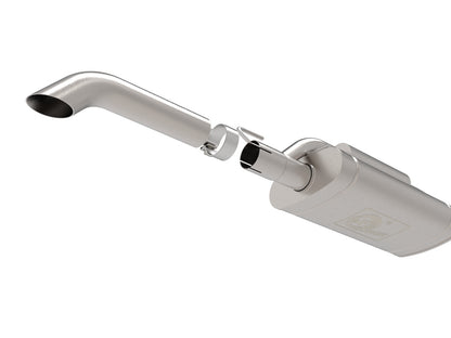 Rock Basher 2-1/2 Inch 409 Stainless Steel Cat-Back Hi-Tuck Exhaust System Nissan Frontier 22-26 V6-3.8L aFe Power-1