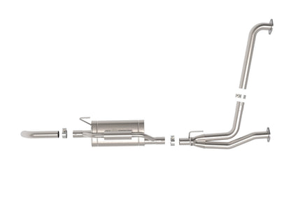 Rock Basher 2-1/2 Inch 409 Stainless Steel Cat-Back Hi-Tuck Exhaust System Nissan Frontier 22-26 V6-3.8L aFe Power-2