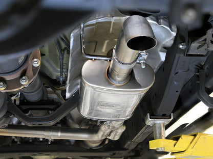 Rock Basher 2-1/2 Inch 409 Stainless Steel Cat-Back Hi-Tuck Exhaust System Nissan Frontier 22-26 V6-3.8L aFe Power-6