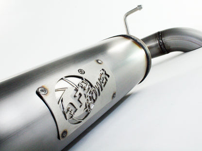 Mach Force-Xp 2-1/2 Inch 409 Stainless Steel Axle-Back Hi-Tuck Exhaust System Jeep Wrangler (JK) 07-18 V6-3.6L/3.8L aFe Power-2