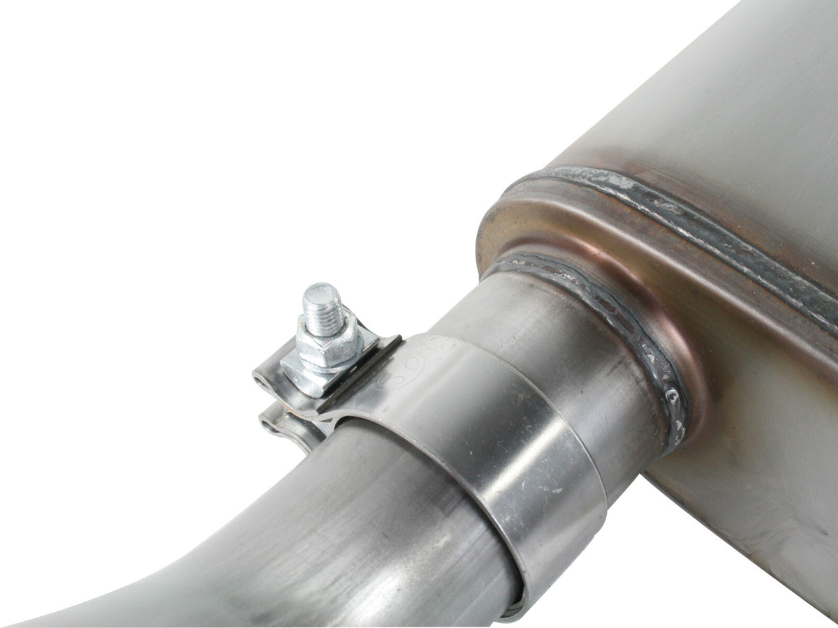 Mach Force-Xp 2-1/2 Inch 409 Stainless Steel Cat-Back Hi-Tuck Exhaust System Jeep Wrangler (TJ) 97-06 L6-4.0L aFe Power-2