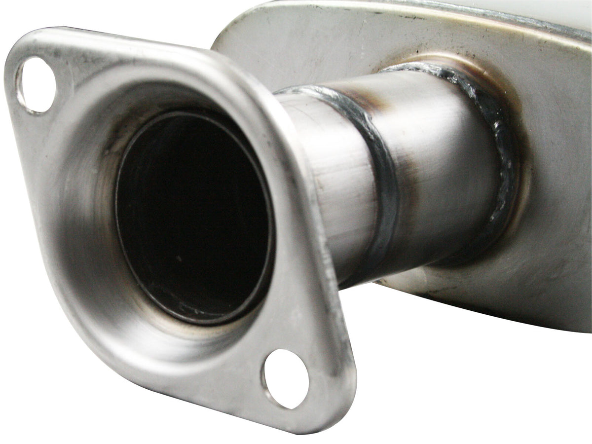 Mach Force-Xp 2-1/2 Inch 409 Stainless Steel Cat-Back Hi-Tuck Exhaust System Jeep Wrangler (TJ) 04-06 L6-4.0L aFe Power-1