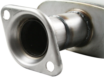 Mach Force-Xp 2-1/2 Inch 409 Stainless Steel Cat-Back Hi-Tuck Exhaust System Jeep Wrangler (TJ) 04-06 L6-4.0L aFe Power-1