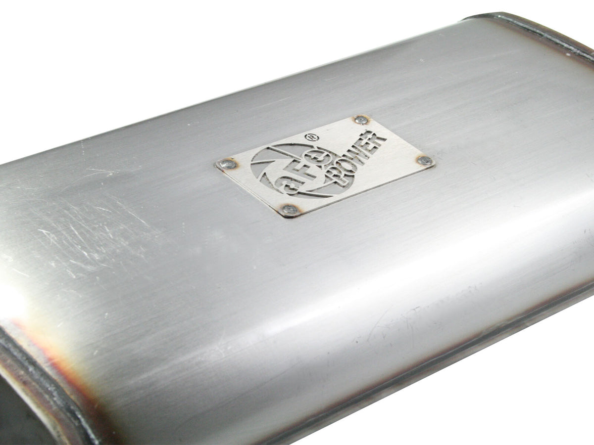 Mach Force-Xp 2-1/2 Inch 409 Stainless Steel Cat-Back Hi-Tuck Exhaust System Jeep Wrangler (TJ) 04-06 L6-4.0L aFe Power-2