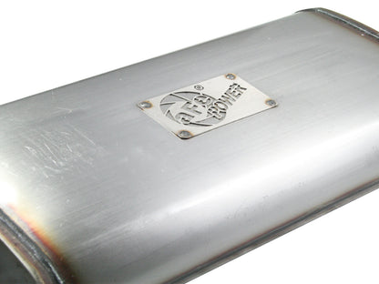Mach Force-Xp 2-1/2 Inch 409 Stainless Steel Cat-Back Hi-Tuck Exhaust System Jeep Wrangler (TJ) 04-06 L6-4.0L aFe Power-2