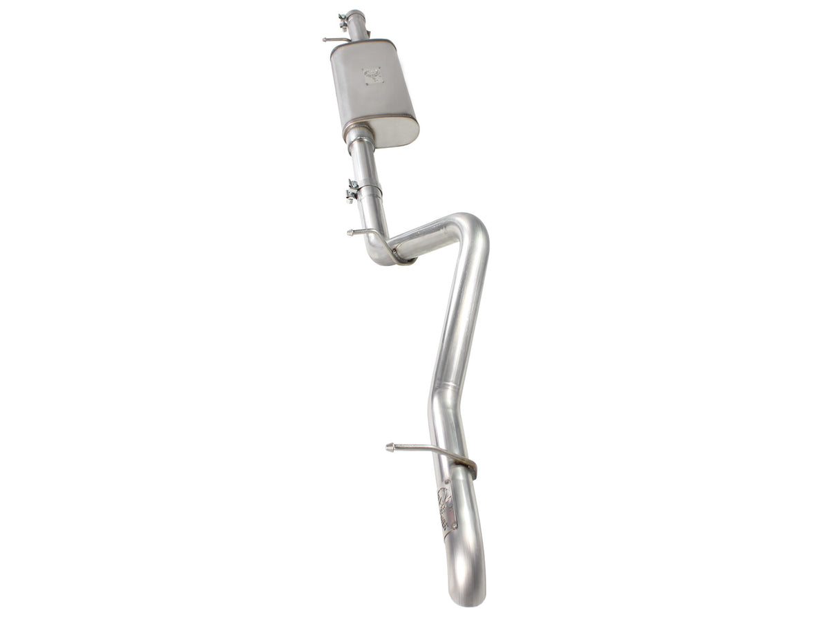 Mach Force-Xp 2-1/2 Inch 409 Stainless Steel Cat-Back Hi-Tuck Exhaust System Jeep Wrangler (JK) 12-18 V6-3.6L aFe Power-1