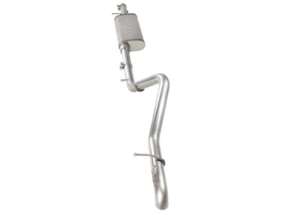 Mach Force-Xp 2-1/2 Inch 409 Stainless Steel Cat-Back Hi-Tuck Exhaust System Jeep Wrangler (JK) 12-18 V6-3.6L aFe Power-1