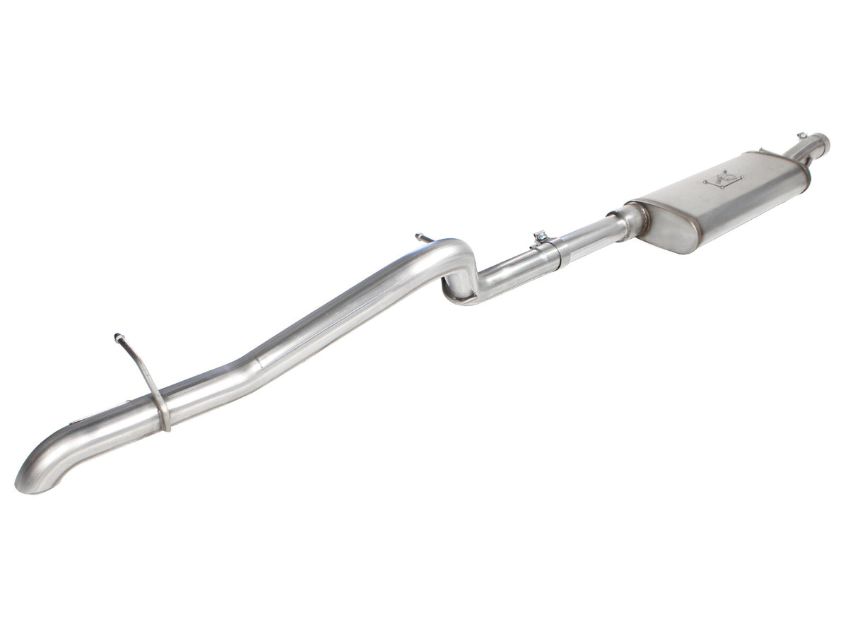 Mach Force-Xp 2-1/2 Inch 409 Stainless Steel Cat-Back Hi-Tuck Exhaust System Jeep Wrangler (JK) 12-18 V6-3.6L aFe Power-2
