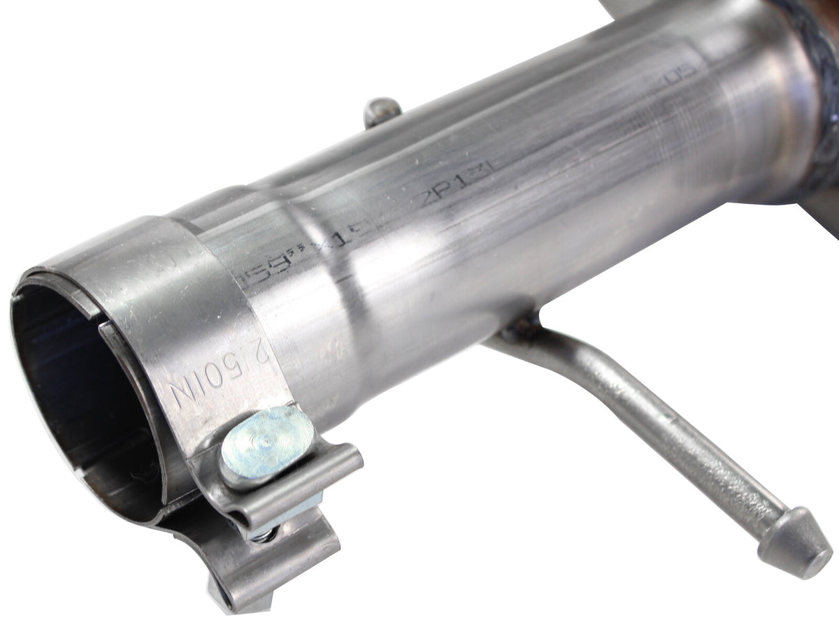 Mach Force-Xp 2-1/2 Inch 409 Stainless Steel Cat-Back Hi-Tuck Exhaust System Jeep Wrangler (JK) 12-18 V6-3.6L aFe Power-4