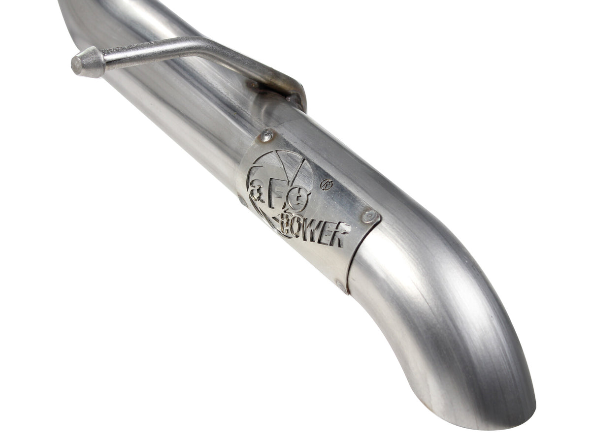 Mach Force-Xp 2-1/2 Inch 409 Stainless Steel Cat-Back Hi-Tuck Exhaust System Jeep Wrangler (JK) 12-18 V6-3.6L aFe Power-5