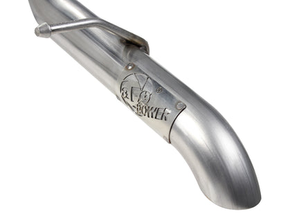 Mach Force-Xp 2-1/2 Inch 409 Stainless Steel Cat-Back Hi-Tuck Exhaust System Jeep Wrangler (JK) 12-18 V6-3.6L aFe Power-5