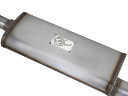 Mach Force-Xp 3 Inch 409 Stainless Steel Cat-Back Hi-Tuck Exhaust System Jeep Wrangler (JK) 12-18 V6-3.6L aFe Power-3